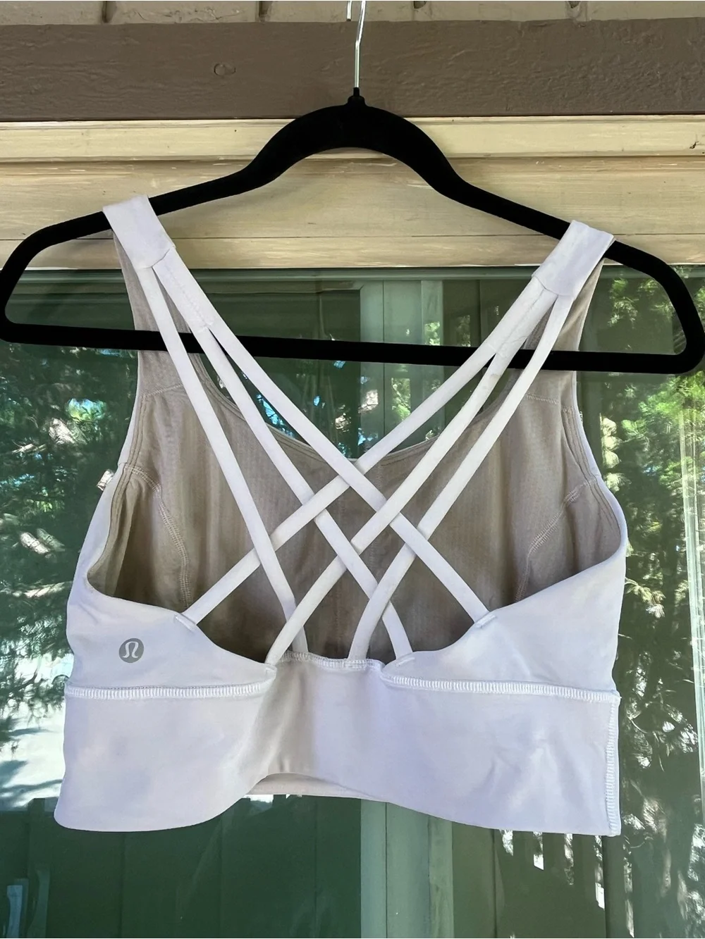 lululemon athletica White Cropped Sports Bralette